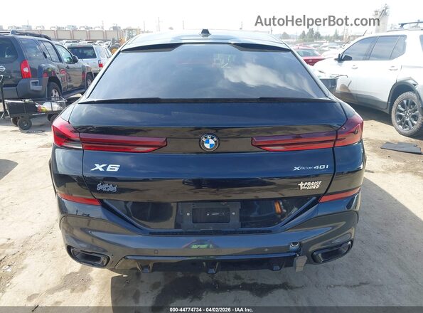 5UX33EX02S9X27273 2025 BMW X6 Черный 