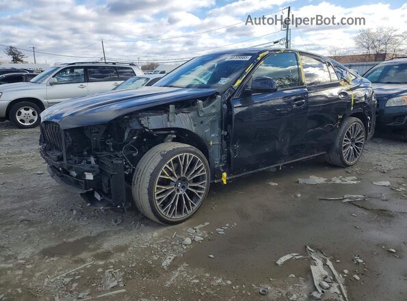 5UX33EX08R9T65475 2024 BMW X6 Черный Передняя левая четверть