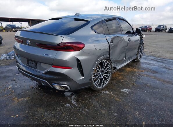 5UX33EX0XS9Z00795 2025 BMW X6 Gray Trasero derecho