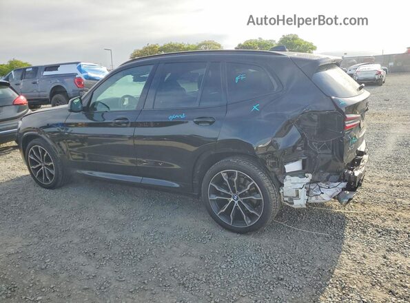 5UX43DP00P9P00630 2023 BMW X3 Черный Задняя левая четверть