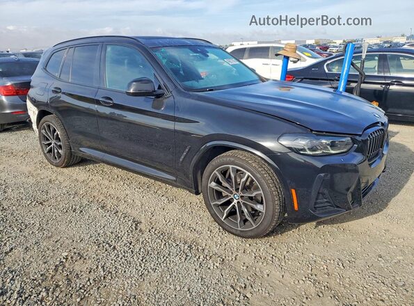 5UX43DP00P9P00630 2023 BMW X3 Черный Передняя правая четверть