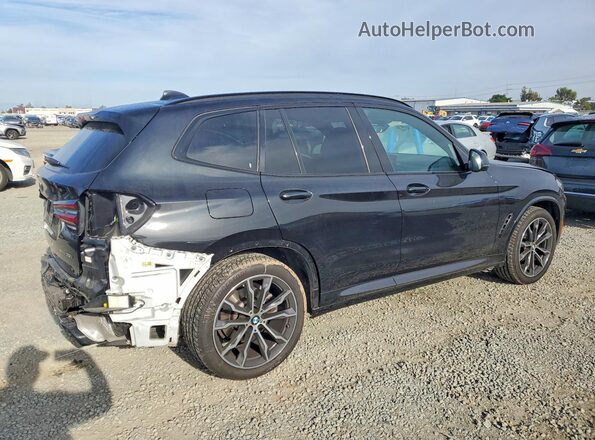5UX43DP00P9P00630 2023 BMW X3 Черный Задняя правая четверть