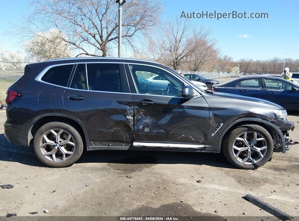 5UX43DP00P9R38753 2023 BMW X3 Gray უკანა სალონის ხედი