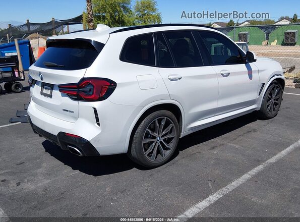 5UX43DP01P9P33880 2023 BMW X3 Белый Задняя правая четверть