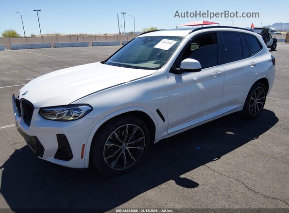 5UX43DP01P9P33880 2023 BMW X3 Белый Передняя левая четверть