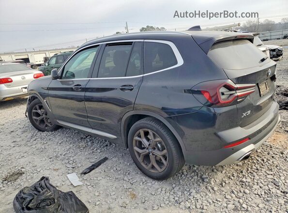 5UX43DP02N9J20003 2022 BMW X3 Black Задня ліва чверть