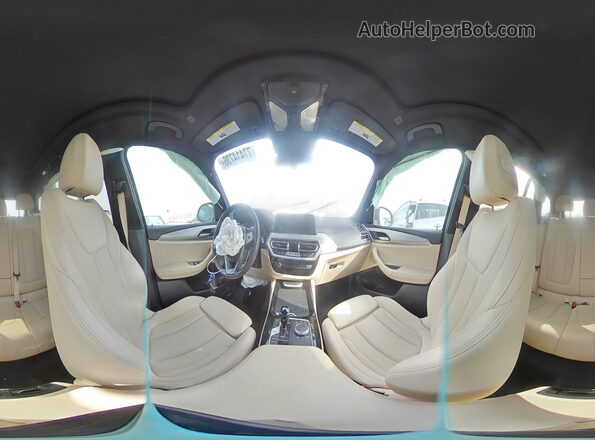 5UX43DP02N9J20003 2022 BMW X3 Black Вид наклейки з VIN-кодом