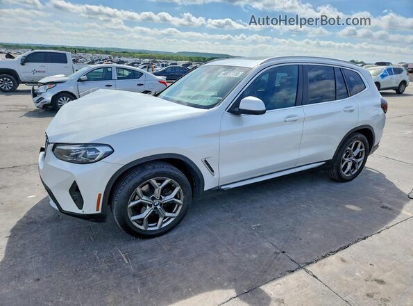 5UX43DP02N9K26029 2022 BMW X3 White Vista tres cuartos delantera izquierda