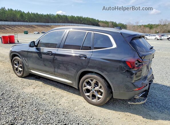 5UX43DP02N9L08925 2022 BMW X3 Black Задня ліва чверть