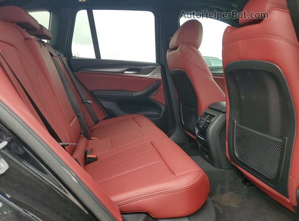 5UX43DP02P9S90543 2023 BMW X3 Black Widok wnętrza z tyłu