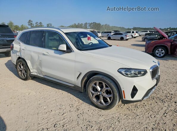 5UX43DP04P9N79875 2023 BMW X3 Белый Передняя правая четверть