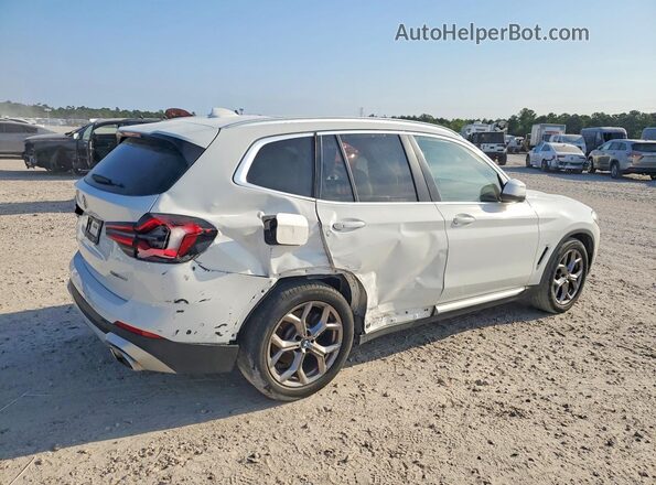 5UX43DP04P9N79875 2023 BMW X3 Белый Задняя правая четверть