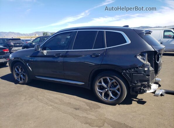 5UX43DP06R9U35635 2024 BMW X3 Черный Задняя левая четверть