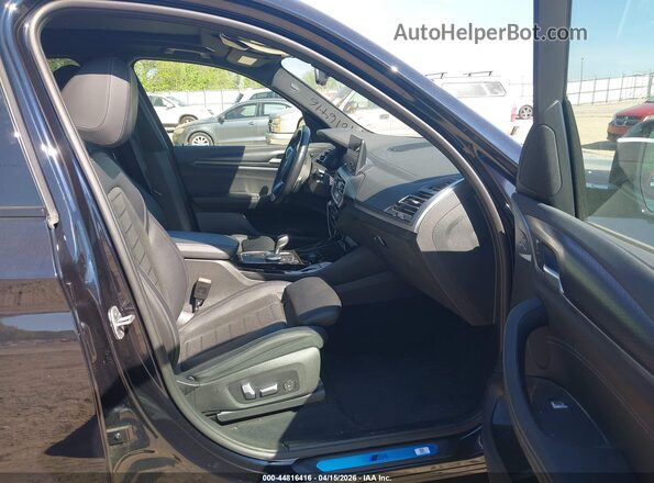 5UX43DP07N9N13947 2022 BMW X3 Black Вид салону спереду