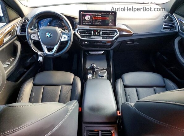 5UX43DP07P9P51929 2023 BMW X3 Черный Вид панели приборов