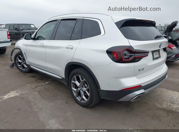 5UX43DP09P9S92189 2023 BMW X3 Белый Задняя левая четверть