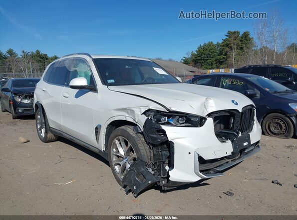 5UX43EU00R9T76897 2024 BMW X5 White წინა მარჯვენა