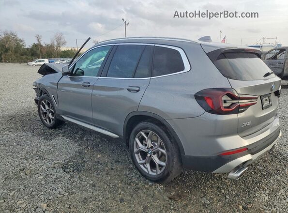 5UX53DP00R9T76487 2024 BMW X3 Silver Задня ліва чверть
