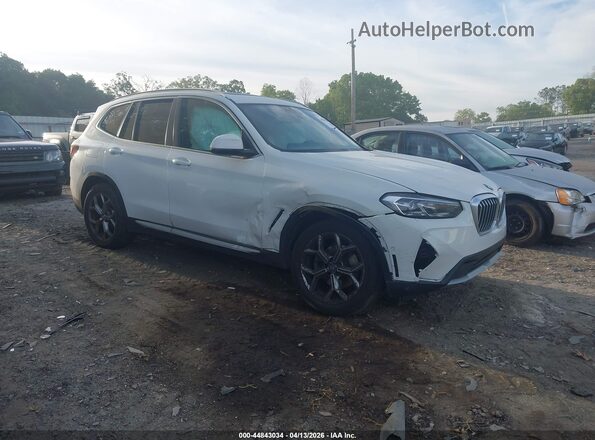5UX53DP00R9W98661 2024 BMW X3 Белый Передняя правая четверть