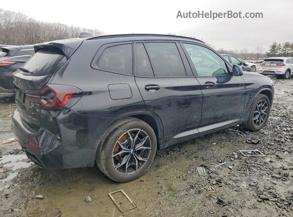5UX53DP04R9T79375 2024 BMW X3 Черный Задняя правая четверть