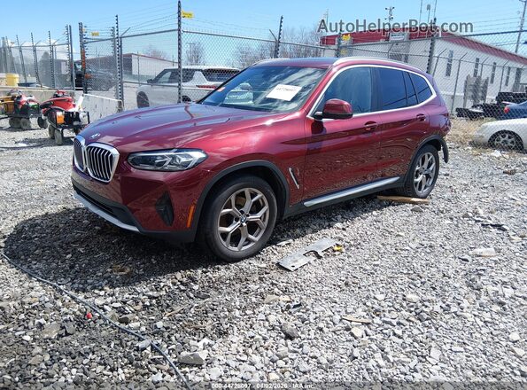 5UX53DP06N9K97335 2022 BMW X3 Red Przód lewy