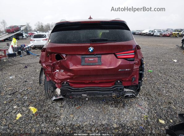 5UX53DP06N9K97335 2022 BMW X3 Red 