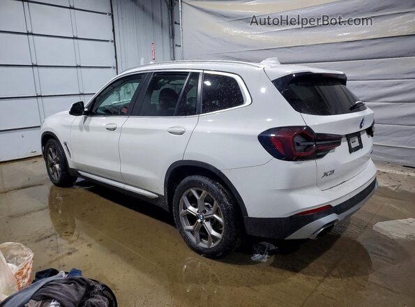5UX53DP07N9K02555 2022 BMW X3 Белый Задняя левая четверть