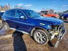 2022 Bmw X3 Xdrive30i Blue vin: 5UX53DP07N9M98757