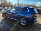 2022 Bmw X3 Xdrive30i Blue vin: 5UX53DP07N9M98757
