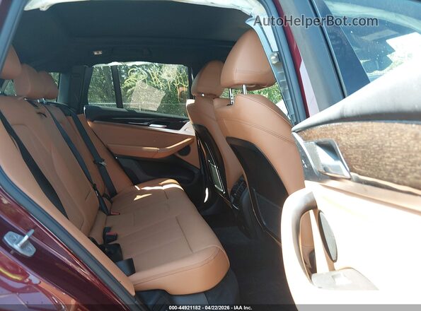 5UX53DP08N9L07783 2022 BMW X3 Красный Вид наклейки с VIN-кодом