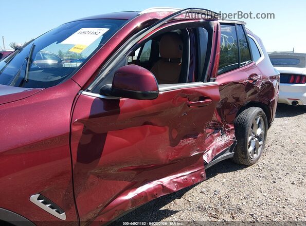 5UX53DP08N9L07783 2022 BMW X3 Красный Вид спереди