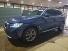 2022 Bmw X3 Xdrive30i Blue vin: 5UX53DP08N9M35425