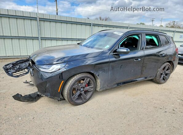 5UX53GP04T9211504 2026 BMW X3 Черный Передняя левая четверть