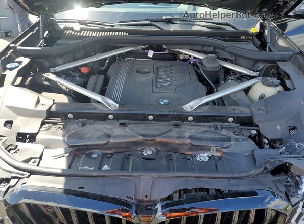 5UXCR4C00P9S03464 2023 BMW X5 Black Вид підкапотного простору