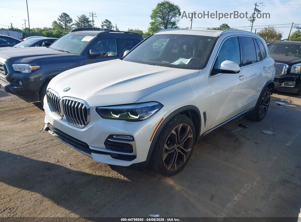 5UXCR4C01LLW63746 2020 BMW X5 White Przód lewy