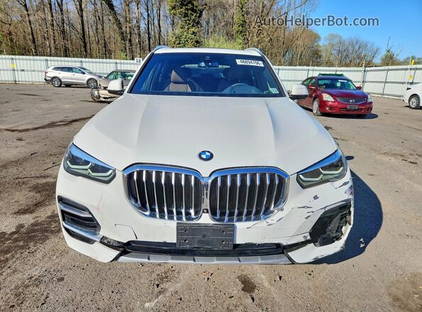 5UXCR6C08P9P93876 2023 BMW X5 White Вид спереду