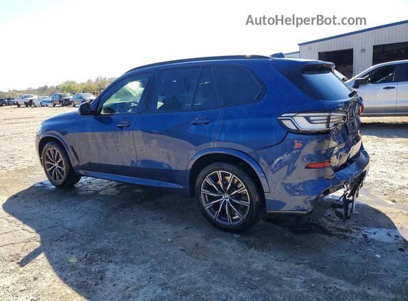 5UXCR6C52KLL04475 2019 BMW X5 Синий Задняя левая четверть