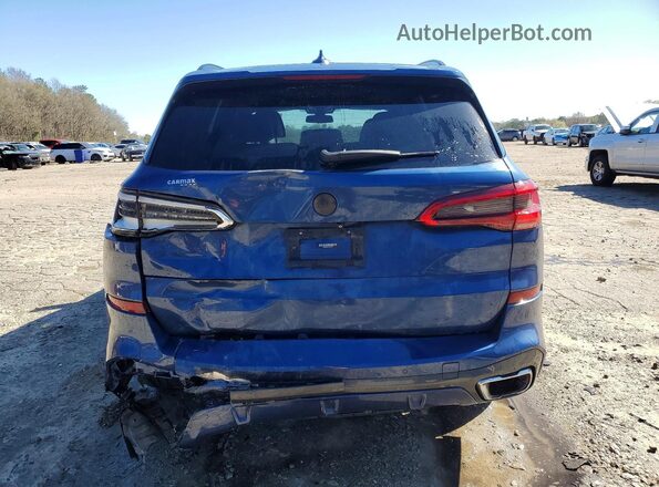 5UXCR6C52KLL04475 2019 BMW X5 Синий Вид сзади
