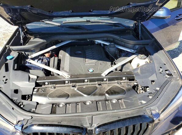 5UXCR6C52KLL04475 2019 BMW X5 Синий Вид подкапотного пространства