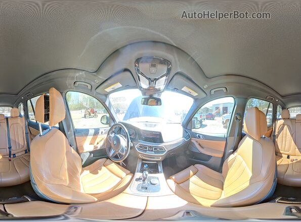 5UXCR6C52KLL04475 2019 BMW X5 Синий Панорамный вид салона 360°