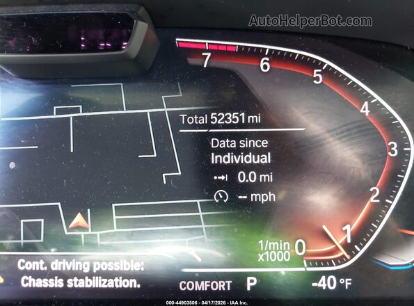 5UXCW2C03L9C02917 2020 BMW X7 Серый Вид задних сидений