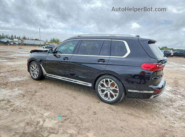 5UXCW2C03L9C44147 2020 BMW X7 Черный Задняя левая четверть