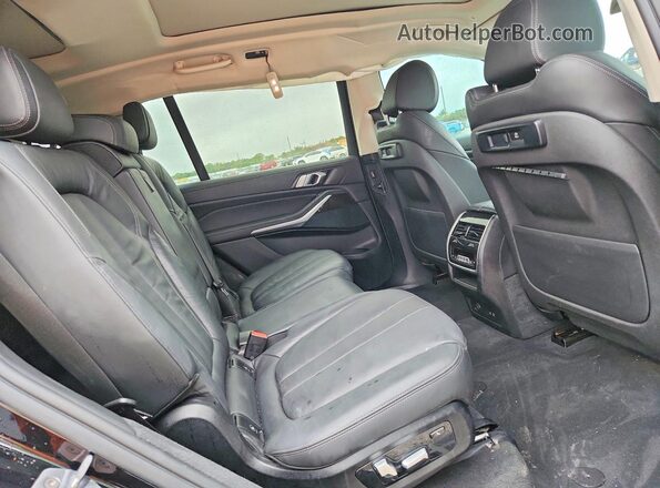5UXCW2C03L9C44147 2020 BMW X7 Черный Вид задней части салона