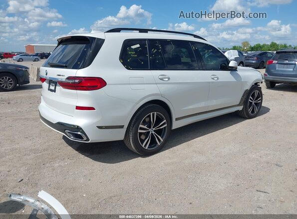5UXCW2C03M9F19100 2021 BMW X7 Белый Задняя правая четверть