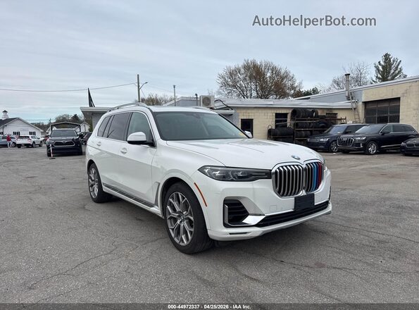 5UXCW2C05L9A03738 2020 BMW X7 Белый Передняя правая четверть