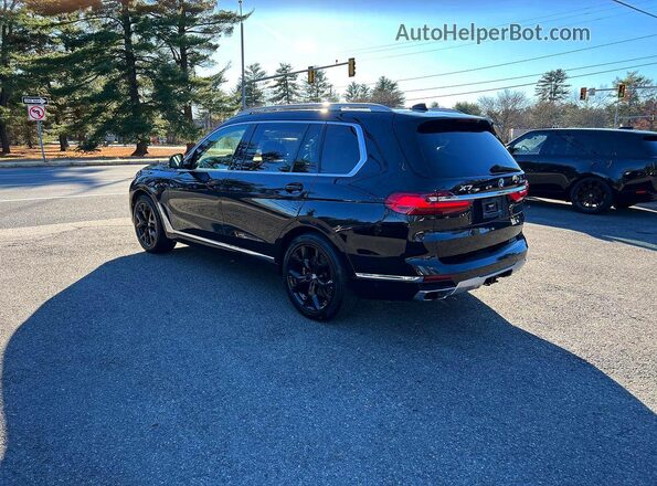 5UXCW2C05L9B19506 2020 BMW X7 Черный Задняя правая четверть