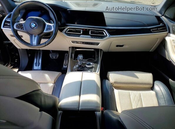 5UXCW2C51KLB43654 2019 BMW X7 Черный Вид панели приборов