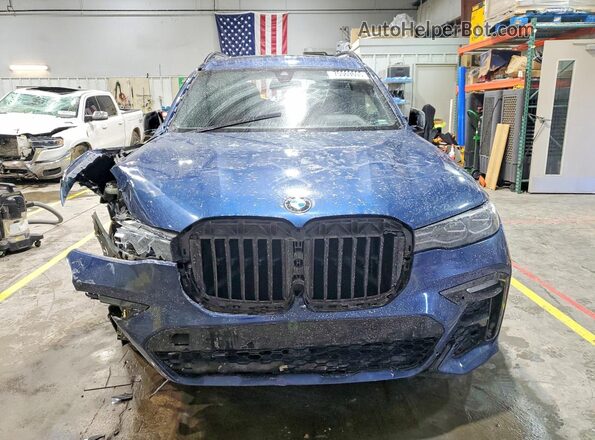 5UXCW2C58KL083949 2019 BMW X7 Синий Вид спереди