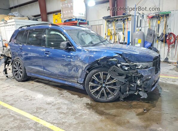 5UXCW2C58KL083949 2019 BMW X7 Синий Передняя правая четверть