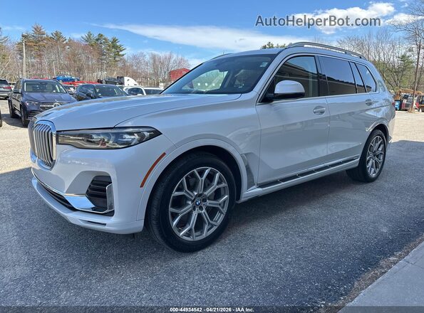 5UXCW2C59KL080798 2019 BMW X7 White Vista tres cuartos delantera izquierda